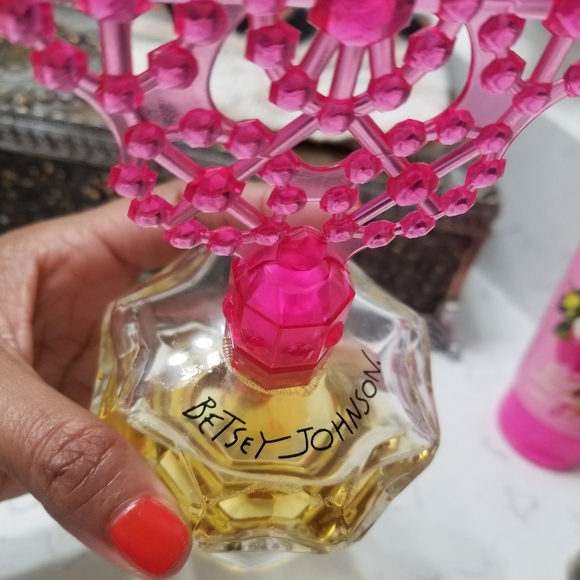 Betsey Johnson Perfume 3.4 oz and Body Lotion Set - Picture 5 of 7